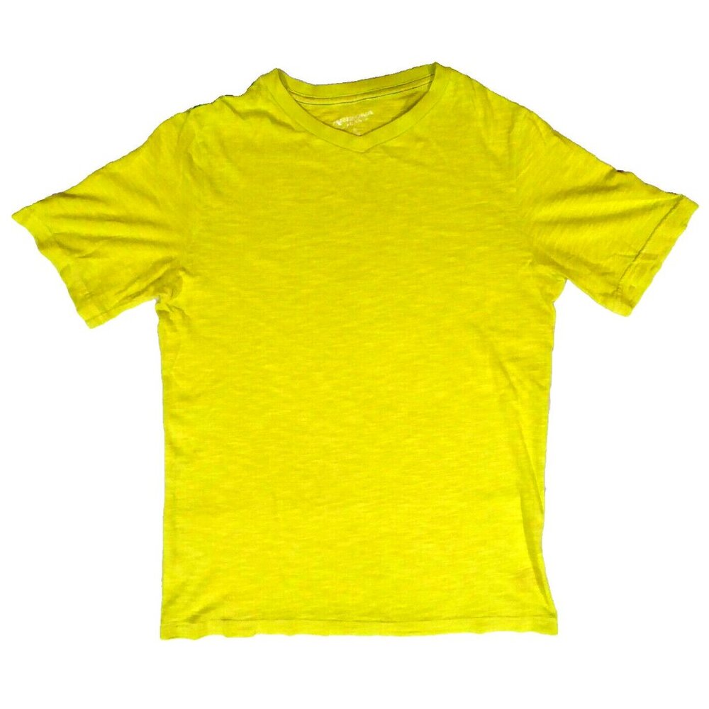 Arizona Jean Co Boy's T-Shirt XL 14/16 Men's S Neon Green Crew Neck Cotton